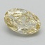 1.43 Ct. Fancy  Yellow Oval Lab Grown Diamond