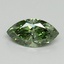 1.50 Ct. Fancy Vivid Green Marquise Lab Grown Diamond