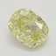 0.90 Ct. Fancy Yellow Cushion Diamond