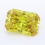 7.03 Ct. Fancy Vivid Brownish Yellow Radiant Lab Grown Diamond