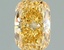 1.05 Ct. Fancy Vivid  Yellow Cushion Lab Grown Diamond