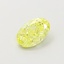 0.51 Ct. Fancy Intense  Yellow Oval Lab Grown Diamond