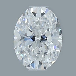 Oval diamond — real photo