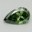 1.00 Ct. Fancy Vivid Green Pear Lab Grown Diamond
