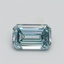 1.03 Ct. Fancy Intense Blue Green Emerald Lab Grown Diamond