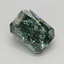 1.60 Ct. Fancy Vivid Green Radiant Lab Grown Diamond