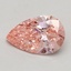 0.55 Ct. Fancy Vivid Pink Pear Lab Grown Diamond