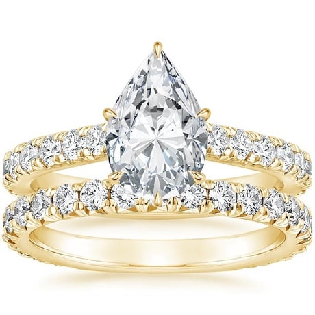 18K Yellow Gold Luxe Sienna Diamond Bridal Set (1 1/8 ct. tw.)