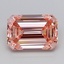 4.05 Ct. Fancy Intense  Pink Emerald Lab Grown Diamond