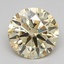 1.06 Ct. Fancy Yellow Round Lab Grown Diamond