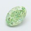 2.12 Ct. Fancy Vivid  Green Oval Lab Grown Diamond