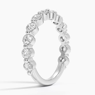 Monaco Three-Quarter Coverage Lab Diamond Ring