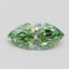 1.11 Ct. Fancy Vivid Green Marquise Lab Grown Diamond