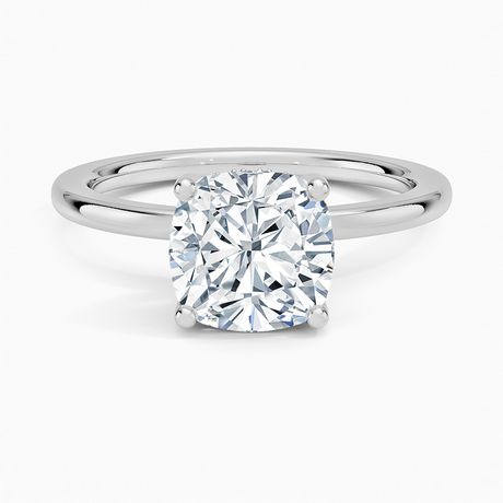 18K White Gold Sydney Perfect Fit Hidden Halo Diamond Ring