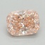 2.00 Ct. Fancy Vivid Pink Cushion Lab Grown Diamond