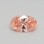 0.54 Ct. Fancy Intense Pink Oval Lab Grown Diamond