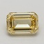 1.09 Ct. Fancy  Yellow Emerald Lab Grown Diamond