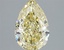 2.09 Ct. Fancy Yellow Pear Lab Grown Diamond