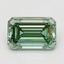 1.41 Ct. Fancy Vivid Green Emerald Lab Grown Diamond