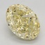 2.97 Ct. Fancy Intense Yellow Oval Lab Grown Diamond