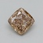 0.33 Ct. Light  Brown Cushion Lab Grown Diamond