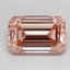 3.72 Ct. Fancy Intense  Pink Emerald Lab Grown Diamond