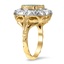 The Phedra Ring, smalltop view on a hand