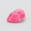 0.49 Ct. Fancy Vivid Pink Pear Lab Grown Diamond