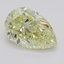 3.50 Ct. Fancy Yellow Pear Diamond
