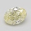 1.12 Ct. Fancy Light Yellow Oval Diamond
