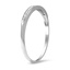 The Jennette Ring, smalltop view on a hand