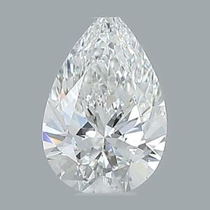 Pear diamond — real photo