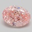 3.83 Ct. Fancy Vivid  Pink Oval Lab Grown Diamond