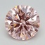 2.42 Ct. Fancy Intense Pink Round Lab Grown Diamond