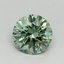 0.72 Ct. Fancy Vivid Pacific Green Round Lab Grown Diamond