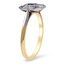 The Hasani Ring, smalltop view on a hand