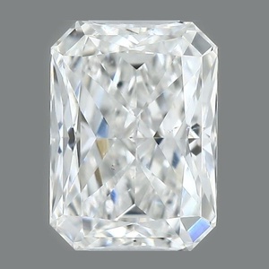 Radiant diamond — real photo