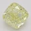 1.29 Ct. Fancy Yellow Cushion Diamond
