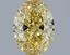 1.07 Ct. Fancy Intense Yellow Oval Lab Grown Diamond