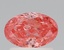 0.79 Ct. Fancy Vivid Pink Oval Lab Grown Diamond