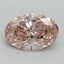 5.03 Ct. Fancy Intense Pink Oval Lab Grown Diamond