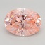 3.98 Ct. Fancy Vivid  Pink Oval Lab Grown Diamond