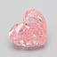 1.18 Ct. Fancy Vivid  Pink Heart Lab Grown Diamond