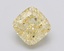 2.77 Ct. Fancy Vivid Yellow Cushion Lab Grown Diamond