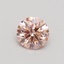 0.64 Ct. Fancy Intense Pink Round Lab Grown Diamond