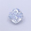 1.04 Ct. Fancy Light Blue Cushion Lab Grown Diamond