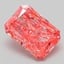 3.07 Ct. Fancy Vivid Pink Radiant Lab Grown Diamond
