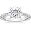 18K White Gold Anthology Half-Coverage Diamond Ring (1/2 ct. tw.), smalltop view