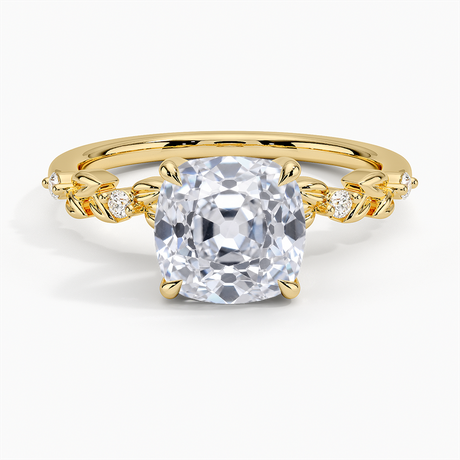 Leaves and Buds Diamond Ring