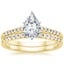 18K Yellow Gold Sonora Diamond Bridal Set (1/4 ct. tw.)